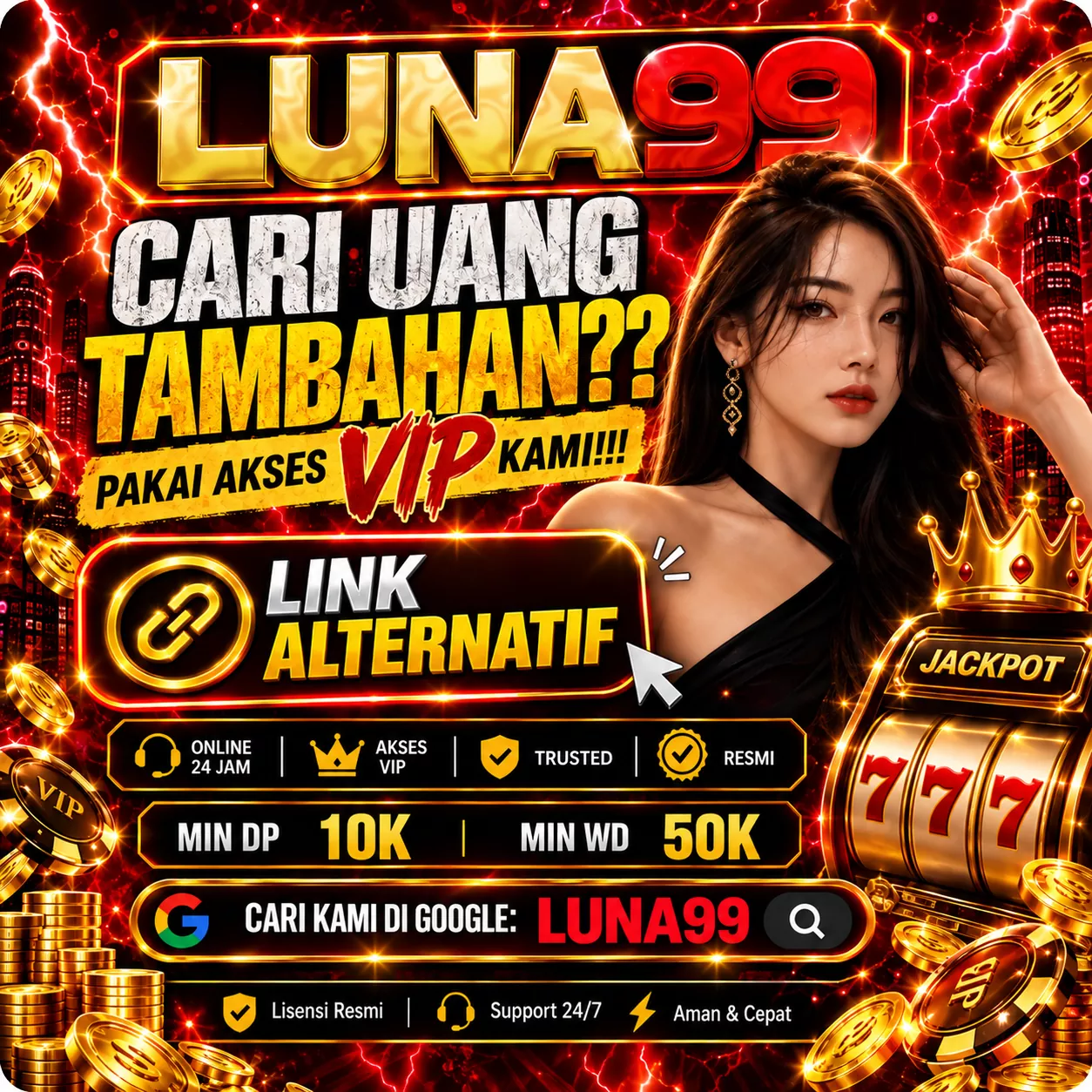 LUNA99 Cari Uang Tambahan? Gunakan Akses VIP Link Alternatif Resmi Kami